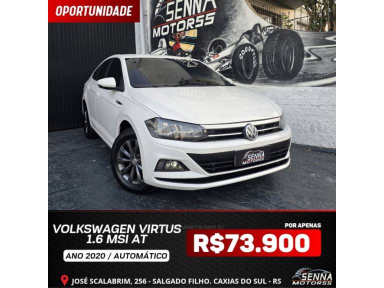 VOLKSWAGEN - VIRTUS - 2020/2020 - Branca - R$ 73.900,00