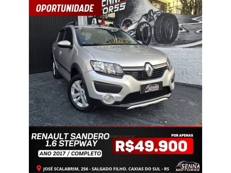 RENAULT - SANDERO - 2017/2017 - Prata - R$ 49.900,00